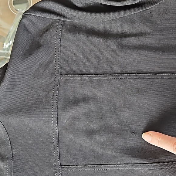 Ralph Lauren button front dress. Black. Medium. 60 in tie Belt included SALE - Picture 8 of 9